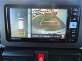 (パノラマモニター)車を上から見たような映像で死角もバッチリ確認できます。