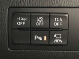 運転席回りのスイッチで安全装備のON/OFFも簡単に!