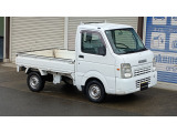 スズキ キャリィ トラック660FCパワステ農繁仕様3方開 4WD パワステ タイミングチェーン 切替4WD ゲートプロテクター デフロック 車検令和9年10月28日