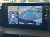 アラウンドビューモニターです!上空から貴方のお車をモニタニングしている様に車両の周りの安全確認が出来ます!
