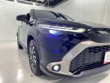 フォグランプ装着車です。暗い夜道の車両前方を明るく照らします
