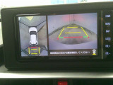 全方位ビューモニター、バックガイドモニター付いております!車庫入れの際にあると役立ちますよ♪