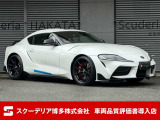 R7年11月トヨタ スープラRZ 最終モデル ブレンボ製GRロゴ入りキャリパー カーボンリアスポイラー JBLサウンド ホワイトメタリック ワンオーナー 禁煙車。