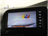 駐車もバッチリ!バックモニター付き。ガイドライン表示でしっかり確認しながら駐車できます