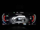 アドバンスドドライブアシストディスプレイ 12.3インチ大型カラーディスプレイ車両状態も表示します。エンハンス表示です