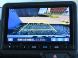 リアワイドカメラシステム!従来の視野に加えて、後方側方を約180&deg;まで見えるワイドビューと、後方を真上から見たような視野で駐車時などに便利なトップダウンビューの3つの視野があります!