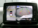 アラウンドビューモニター!空から見下ろしているかのような映像を映し出します。駐車時には安心ですよね♪