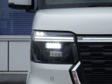 ★LEDヘッドライト搭載★ 白っぽく光る明るく省電力なLEDライト!先進的な白い輝きでフロントフェースを引き締めます☆