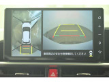 専用のカメラにより、上から見下ろしたような視点で360度クルマの周囲を確認することができます☆縦列駐車や幅寄せ時に活躍してくれます