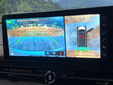 【アラウンドビューモニター】専用のカメラにより、上から見下ろしたような視点で360度クルマの周囲を確認することができます☆死角部分も確認しやすく、狭い場所での切り返しや駐車もスムーズに行えます。