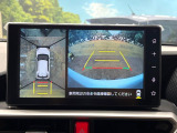 【パノラマモニター】専用のカメラにより、上から見下ろしたような視点で360度クルマの周囲を確認することができます☆死角部分も確認しやすく、狭い場所での切り返しや駐車もスムーズに行えます。