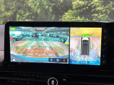 【アラウンドビューモニター】専用のカメラにより、上から見下ろしたような視点で360度クルマの周囲を確認することができます☆死角部分も確認しやすく、狭い場所での切り返しや駐車もスムーズに行えます。