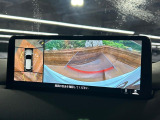 【360&deg;ビューモニター】専用のカメラにより、上から見下ろしたような視点で360度クルマの周囲を確認することができます☆死角部分も確認しやすく、狭い場所での切り返しや駐車もスムーズに行えます。