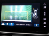 バックカメラの画像です。ガイドラインがスムースな車庫入れをサポートいたします。車庫入れの安心感がアップしますね。