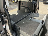 シートが倒せて荷物も楽々