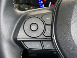 ステアリングスイッチ装備!運転しながら手元でオーディオの操作などができます。