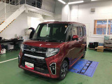 タント カスタムX 4WD ファイアークォーツレッド 車検整備渡しになります!