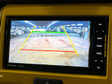 【バックカメラ】駐車時に後方がリアルタイム映像で確認できます。大型商業施設や立体駐車場での駐車時や、夜間のバック時に大活躍!運転スキルに関わらず、今や必須となった装備のひとつです!