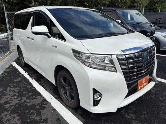 アルファード ハイブリッド 2.5 エグゼクティブ ラウンジ E-Four 4WD フリップダウン...