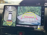 【パノラマモニター】専用のカメラにより、上から見下ろしたような視点で360度クルマの周囲を確認することができます☆死角部分も確認しやすく、狭い場所での切り返しや駐車もスムーズに行えます。