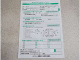 車両の修復箇所と修復状態がわかります。