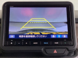 便利な3ビュー切り替え、ガイド線表示付きのバックカメラです。後退時、後方の視界をサポートします