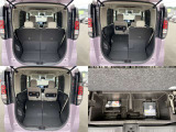 ☆リヤシートを倒すと、こんなに広い空間が出来ました。大きい荷物もらくらくに入ります。