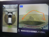 駐車も安心のガイドライン付きバックモニターです。