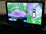 【マルチビューカメラシステム】専用のカメラにより、上から見下ろしたような視点で360度クルマの周囲を確認することができます☆死角部分も確認しやすく、狭い場所での切り返しや駐車もスムーズに行えます。