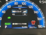 メーター内ディスプレイです。色々な情報を表示する事が出来ます。