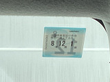 次回の車検日になります。こちらのステッカーをご確認ください。