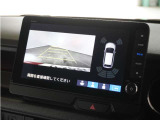 ◆リアワイドカメラシステム◆3種類の表示で後方確認をサポート♪セレクトレバーを「R」の位置に入れるとカメラ画像に切り替え。ノーマルビューでは従来のリアカメラと同様の標準的なビューで表示します!