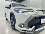 フォグランプ装着車です。暗い夜道の車両前方を明るく照らします