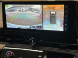 【アラウンドビューモニター】専用のカメラにより、上から見下ろしたような視点で360度クルマの周囲を確認することができます☆死角部分も確認しやすく、狭い場所での切り返しや駐車もスムーズに行えます。