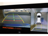 パノラミックビューモニター、車体周りが確認できます、スーパーでもきれいに駐車できますね♪
