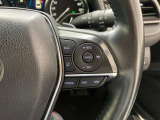 前方の車との車間を設定し、スピードを上げたり緩めたりを自動で行ってくれる追尾式の「レーダークルーズ」。上級装備の一つです!高級車にしかつかない嬉しい機能です。