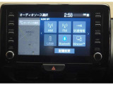 オーディオ選択画面です。一覧で表示されますので、操作しやすいです。