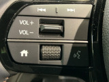 ステアリングにオーディオ操作スイッチが付いています。オーディオ画面に直接タッチしなくても操作が出来ますので、運転に集中できます。
