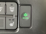 ★ECONスイッチ★ エコドライブを加速しよう!スイッチをONにすると、運転の仕方によるロスを抑え込み燃費をよくするようクルマが頑張ります(*^ー^*)燃費向上にチャレンジ♪