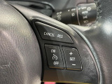 【クルーズコントロール】高速道路もラクラク走行。アクセルを離しても一定速度で走行ができ、長距離運転時の負担を軽減!加速・減速も簡単なスイッチ操作で調整できます。