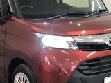 LEDヘッドライトです。デザイン性がよくとても明るいので、夜間の走行や悪天候でも安心です。しかも長寿命!