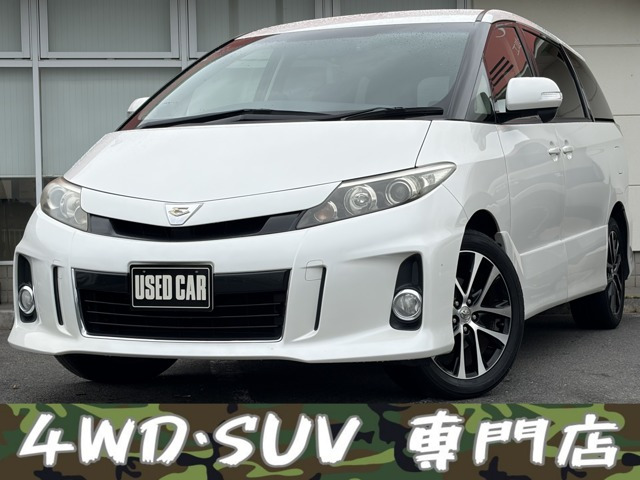 エスティマ 2.4 アエラス 4WD ナビ TV BT Bカメラ 前後ドラレコ レーダー