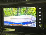 【バックカメラ】駐車時に後方がリアルタイム映像で確認できます。大型商業施設や立体駐車場での駐車時や、夜間のバック時に大活躍!運転スキルに関わらず、今や必須となった装備のひとつです!