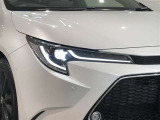 LEDヘッドライトです。デザイン性がよくとても明るいので、夜間の走行や悪天候でも安心です。しかも長寿命!