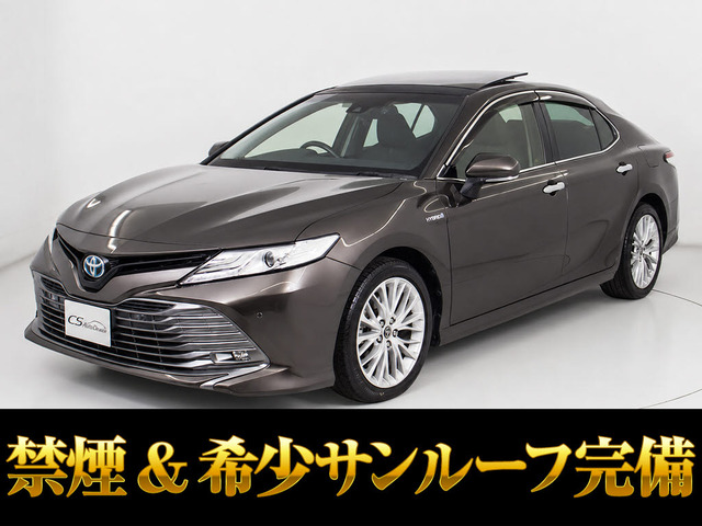 カムリ 2.5 G サンルーフ HUD BSM レーダーC プリクラッシュ 禁煙