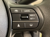 ハンドルにHondaセンシング系のクルーズコントロールやレーンキープアシストなどのスイッチが装備されています。ハンドルから手を離さず安全に操作できます。