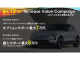 オプションサポート コーティング・ドライブレコーダー・タイヤパンク保証など付けて頂くと、最大7万円のサポート 購入サポート