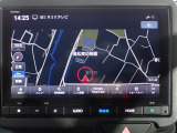 ホンダ純正ナビなのでダッシュボードにスッキリと収まっています。土地勘の無い所でも道に迷わず安心ですね!