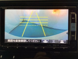 バックでの車庫入れも安心です! リアカメラが付いているバックモニター付のナビを装備しております。操作線もついており距離感も画面から確認できます。