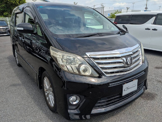 アルファード 2.4 240S Cパッケージ 黒本革シート 後席モニター 両自